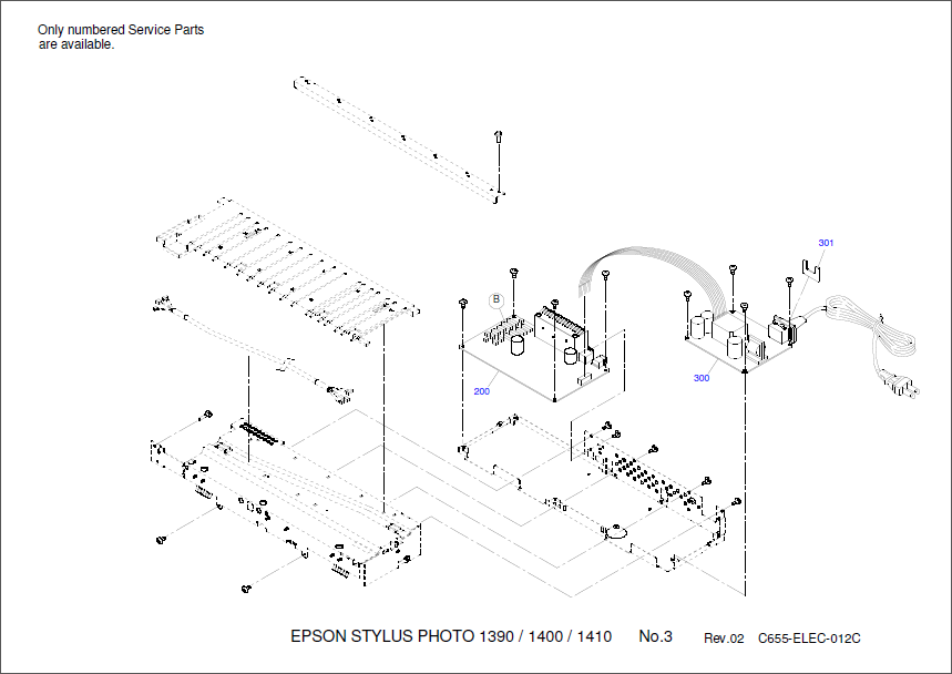 Epson Stylus Photo 1400 Parts Manual-3